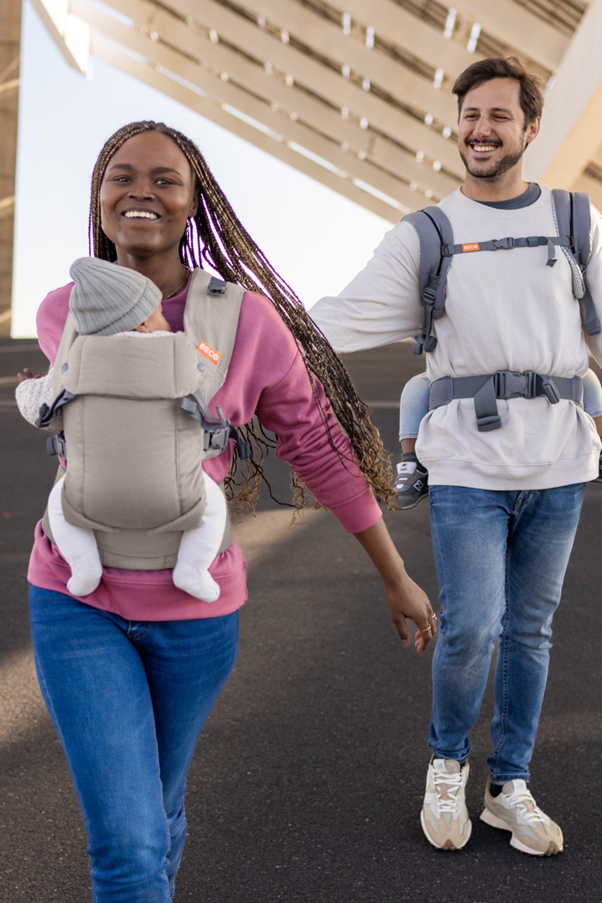 Beco Gemini Baby Carrier Ecru