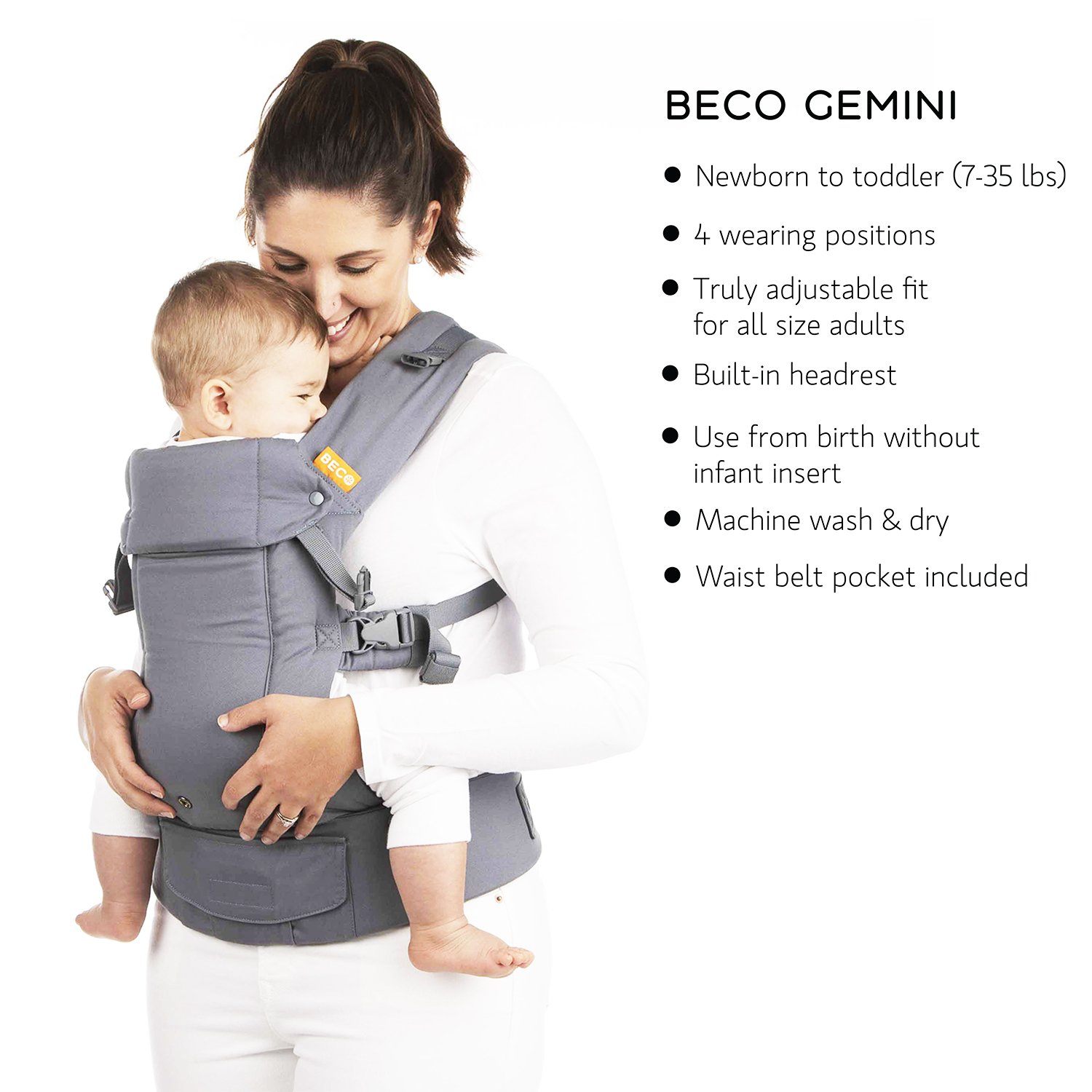 Amazon Baby Carrier Without Waist Strap Beco Gemini Baby Carrier
