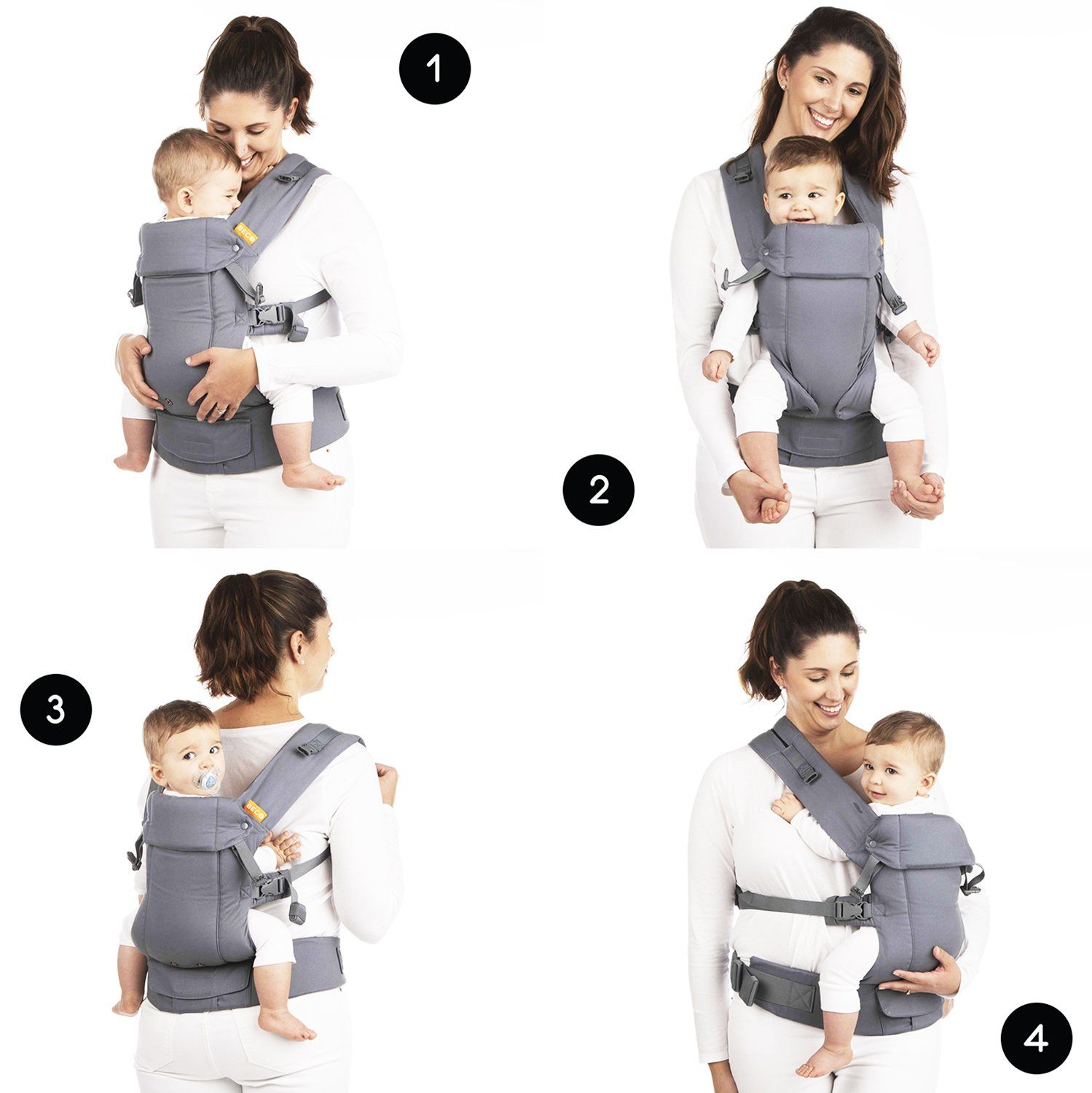 Beco Gemini Cool Mesh Baby Carrier Dark Grey – Beco Canada