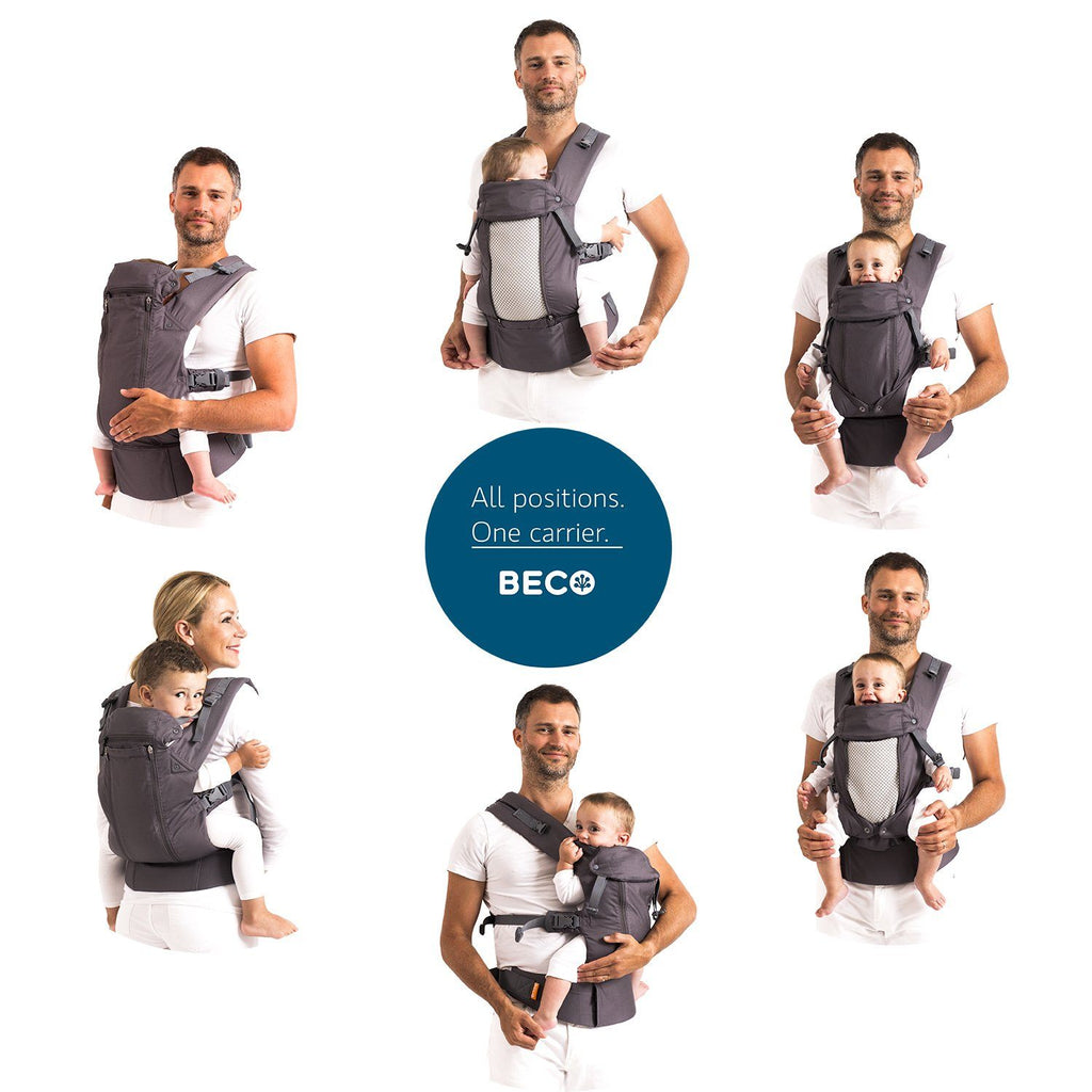 Beco Baby Carrier 8 Black - best baby carrier for dads and petite moms.